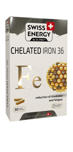 CHELATED IRON 36 Железо (в виде бисглицината железа) 36 мг