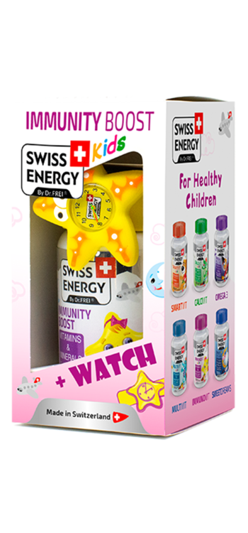 IMMUNITY BOOST with yellow-star watches