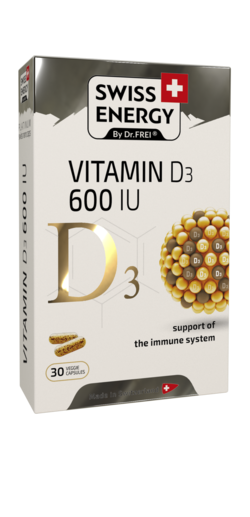 VITAMIN D3 600 IU Витамин D3 15 мкг (600 МЕ)
