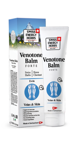 VENOTONE BALM 8 Swiss herbs + Horse chestnut extract + Escin