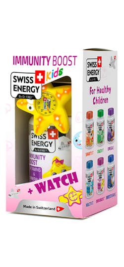 IMMUNITY BOOST with yellow-star watches Vitamins and Minerals Sugar-free soft gummies