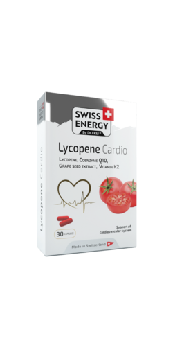 Lycopene Cardio Ликопин + Коэнзим Q10 + Экстракт виноградных косточек + Витамин К2