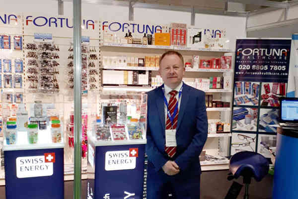Swiss Energy vitamins are presented at The Pharmacy Show 2018.